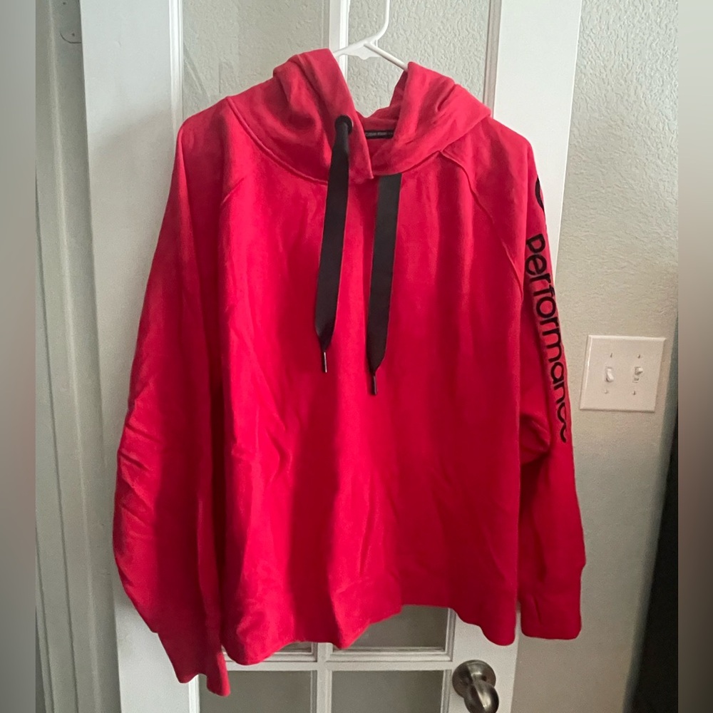 Calvin Klein Red Performance Hoodie